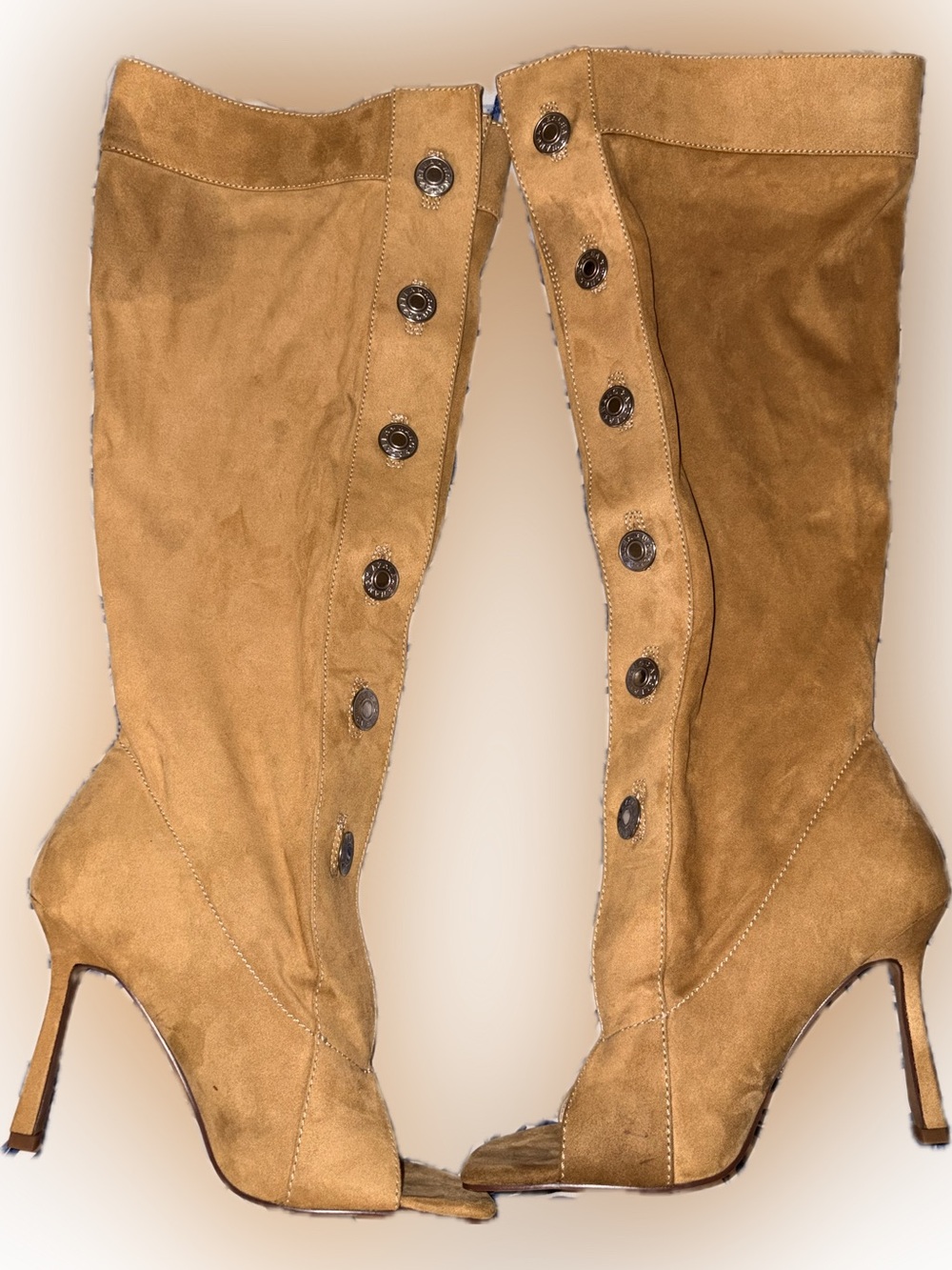 Azalea Wang Suede Knee Boots